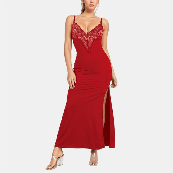 Built-In Shapewear Lace Dress